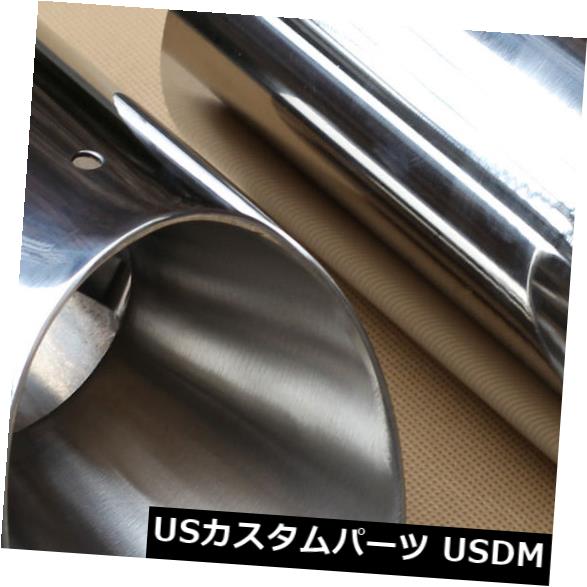 マフラーカッター マツダ6 CX5パーツスチールクロームテールスロートパイプチップエキゾーストマフラーサイレンサー For Mazda 6 CX5 Part Steel Chrome Tail Throat Pipe Tip Exhaust Muffler Silencer