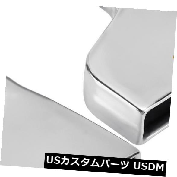マフラーカッター 2パックの鏡面研磨済み排気チップ2.5 "インレット2" x 8 "アウトレット10"ロングユニ..