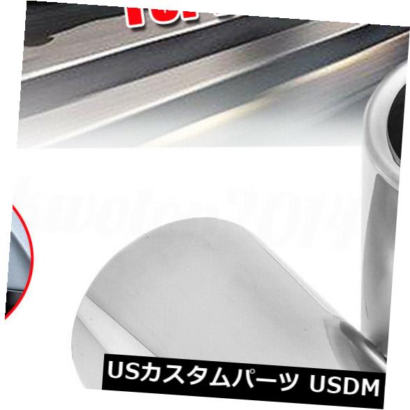 マフラーカッター ジャガーXE Rスポーツ用1ペアステンレス鋼排気管マフラーテールチップパイプ 1 Pair Stainless Steel Exhaust Pipe Muffler Tail Tip Pipe For Jaguar XE R Sport