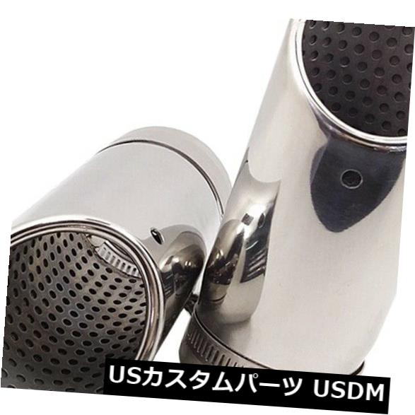 マフラーカッター メルセデスベンツC180車の排気マフラーのヒントステンレス鋼パイプCh N3R5の2個 2Pcs for Mercedes Benz C180 Car Exhaust Muffler Tip Stainless Steel Pipe Ch N3R5