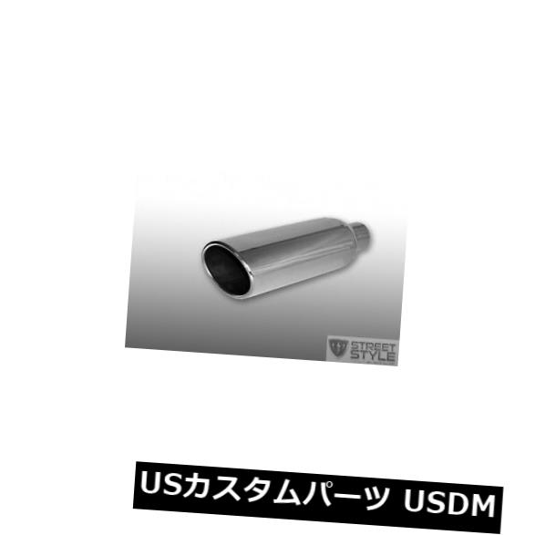 マフラーカッター ステンレステールパイプ排気チップ2.25 "インレット-2.5" x 3 "アウトレット-6"長 St..