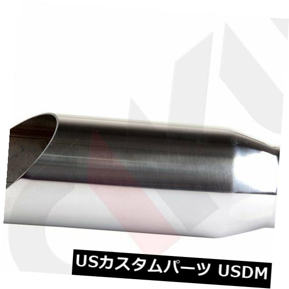 マフラーカッターステンレス鋼製排気チップの溶接2.5quot;インレット-3.5quot;アウトレット-12quot;ロングWeldOnStainlessSteelExhaustTip2.5quot;Inlet-3.5quot;Outlet-12quot;Long