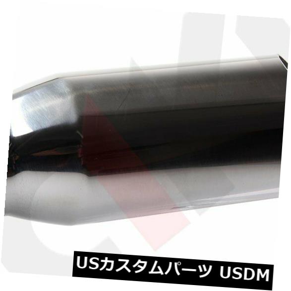 マフラーカッターステンレス鋼製排気チップの溶接2.5quot;インレット-3.5quot;アウトレット-12quot;ロングWeldOnStainlessSteelExhaustTip2.5quot;Inlet-3.5quot;Outlet-12quot;Long