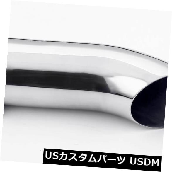 マフラーカッター2.4quot;排気口のインレットターンダウンボルト2.5quot;アウトレットブランドの新しいステンレススチール2.4quot;InletTurnDownBoltOnExhaustTip2.5quot;OutletBrandNewStainlessSteel