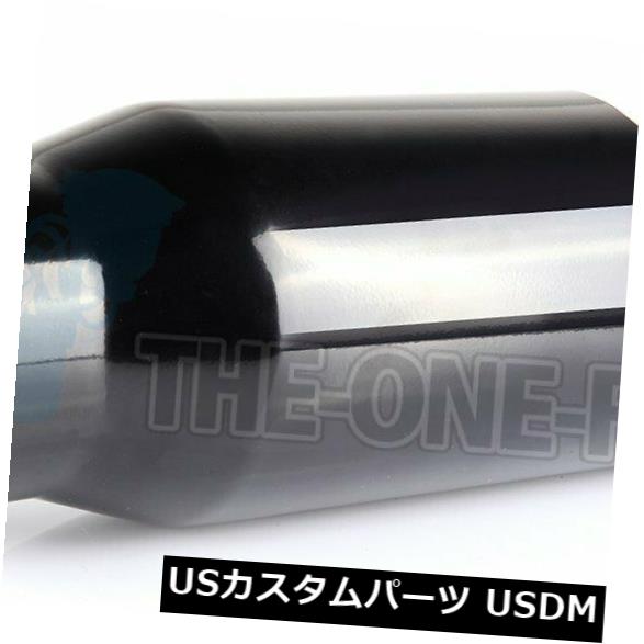 マフラーカッターブラックエキゾーストチップステンレスアングルカット3quot;インレット4quot;アウトレット12quot;ロングBlackExhaustTipStainlessSteelAngleCut3quot;Inlet4quot;Outlet12quot;Long
