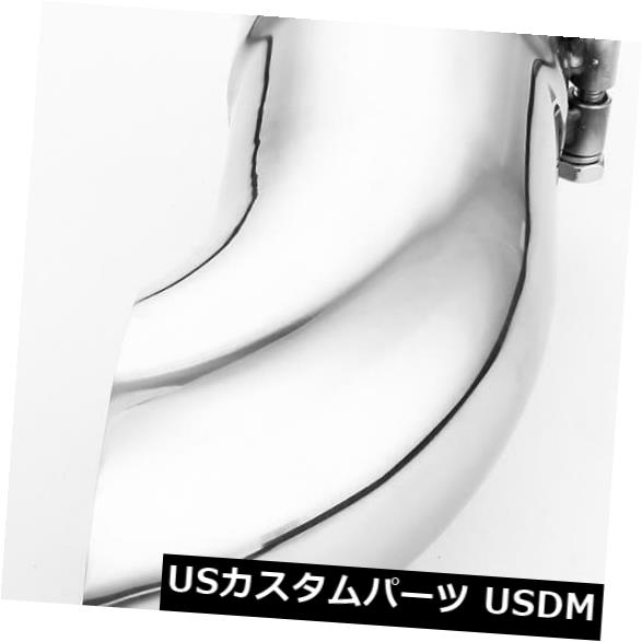 マフラーカッターピックアップトラック用の排気先端4quot;in4quot;out12quot;ロングポリッシュテールパイプTurndownexhausttip4quot;in4quot;out12quot;longpolishedtailpipeforpickuptruck