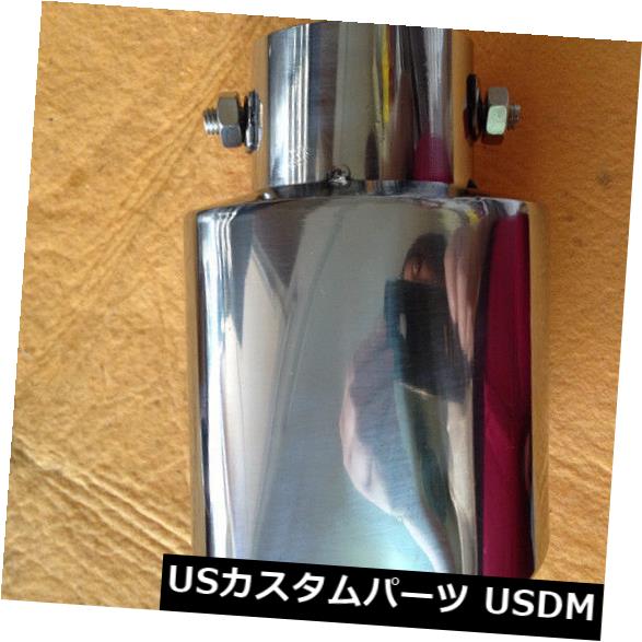 ޥե顼å २ȥޥե顼åץС6.0cm˥С롢٤ƤμѥС1 Chrome Exhaust Muffler Tip Caliber 6.0cm Universal for All Car Silver 1pc