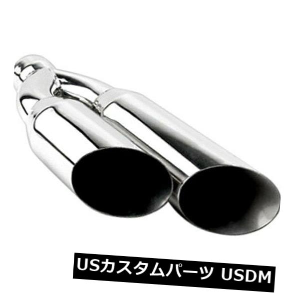 マフラーカッターエキゾーストチップハイポリッシュシリーズステンレススチールサイドウェイオーバルアングルカットデュアルExhaustTipHi-PolishedSeriesStainlessSteelSideWayOvalAngleCutDual