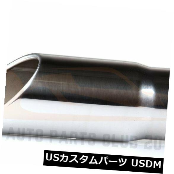 マフラーカッターステンレス鋼製排気チップ3.5quot;インレット-4quot;アウトレット-12quot;ロングロールエッジStainlessSteelExhaustTip3.5quot;Inlet-4quot;Outlet-12quot;LongRolledge
