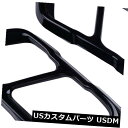 マフラーカッター BMW X5 G05 X7テールパイプエンドブラックトリム用2Xエキゾーストマフラーチップカバー 2X Exhaust Muffler Tips Cover Fit For BMW X5 G05 X7 Tail Pipe End Black Trim