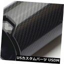 マフラーカッター ポリッシュ仕上げカーボンファイバー製エキゾーストチップ2.5 ''インレット3.6 ''アウトレット、ロゴフルブラック Polished Ca...