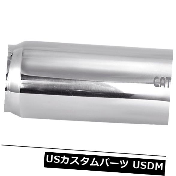 マフラーカッター 5 "インレット-6"アウトレット-18 "長さの排気チップパイプステンレスボルト Exhaust..