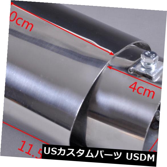 マフラーカッターHONDACRVCR-V07-11用のステンレススチール排気テールリアマフラーチップパイプフィットStainlessSteelExhaustTailRearMufflerTipPipeFitForHONDACRVCR-V07-11