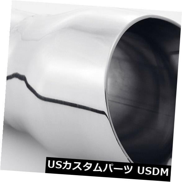 マフラーカッター 2.5インチID 3.5 "デュアルウォールポリッシュアングルカットステンレススチール排気..