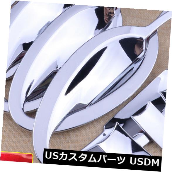 ドア部分カバー マツダCX-5 17-18 2nd Gen KF用8セットクロームドアハンドルボウルカバートリムカップ 8 set Chrome Door Handle Bowl Cover Trim Cup for Mazda CX-5 17-18 2nd Gen KF