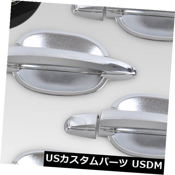 ドア部分カバー クロームドアハンドルカップボウルカバーフィットトヨタカムリハイランダーアバロン4ランナー Chrome Door Handle+ Cup Bowl Cover fit Toyota Camry Highlander Avalon 4Runner