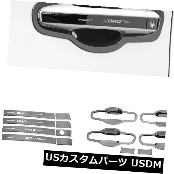 ドア部分カバー 車のドアハンドルトリムドアノブボウル装飾カバーブラックホンダアコード2018 2019 Car Door Handle Trim Doorknob Bowl Decor Cover Black For Honda Accord 2018 2019