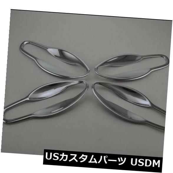 ドア部分カバー ホンダCRV CR-V 2012-2015 2016クロームサイドドアハンドルボウルカップカバートリム For Honda CRV CR-V 2012-2015 2016 Chrome Side Door Handle Bowl Cup Cover Trim(2)