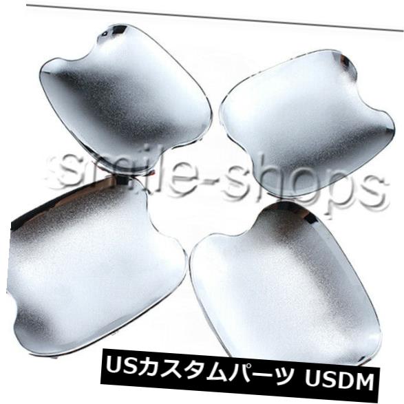 ドア部分カバー スバルフォレスター09-12用クロームカーサイドドアハンドルボウルカバートリム装飾 Chrome Car Side Door Handle Bowl Cover Trim Decoration For Subaru Forester 09-12