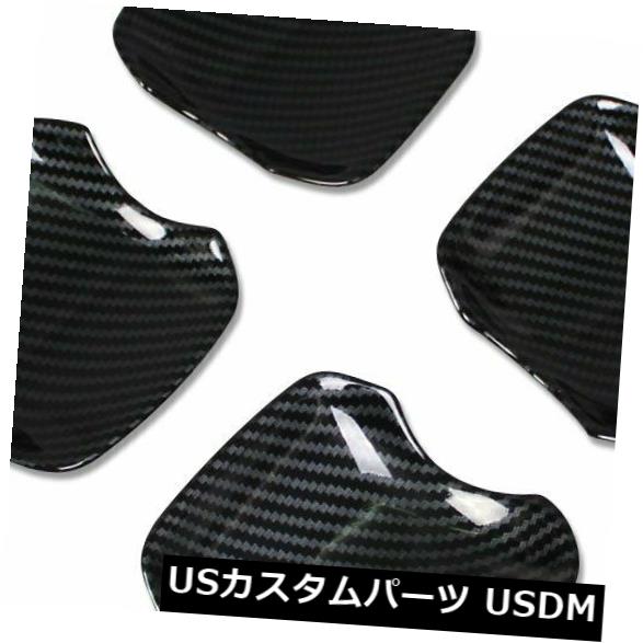 ドア部分カバー スバル2019新しいフォレスタードアハンドルボウルカバーカーボンファイバーパターン For Subaru 2019 New Forester Door Handle Bowl Cover Carbon Fiber Pattern