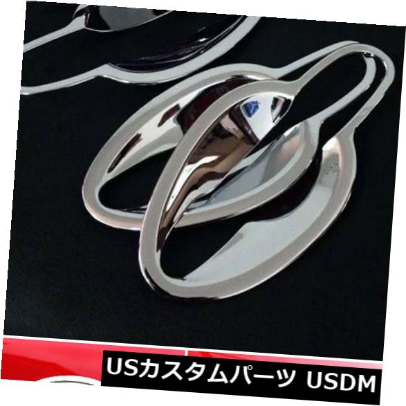 ドア部分カバー 4Xクローム車エクステリアドアハンドルサイドボウルカバーマツダCx-5 CX5 13+用トリム 4X Chrome Car Exterior Door Handle Side Bowls Cover Trim For Mazda Cx-5 CX5 13+