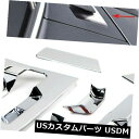 ドア部分カバー トヨタC-HR CHR 2016 2017 2018クロームトリム用リアドアハンドルボウルカップカバー Rear Door Handle Bowl Cup Cover for Toyota C-HR CHR 2016 2017 2018 Chrome Trim(2)