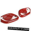 ドア部分カバー スズキジムニー2007-2017のABS赤塗装インナードアハンドルボウルカバートリム ABS Red Paint Inner Door Handle Bowl Cover Trim For Suzuki Jimny 2007-2017