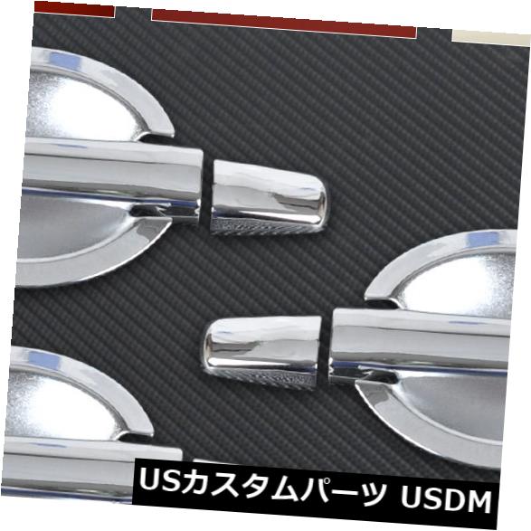 ドア部分カバー クロームドアハンドルカバー+カップボウル三菱アウトランダースポーツRVRランサーに適合 Chrome Door Handle Cover+cup Bowl fit for Mitsubishi Outlander sport RVR Lancer