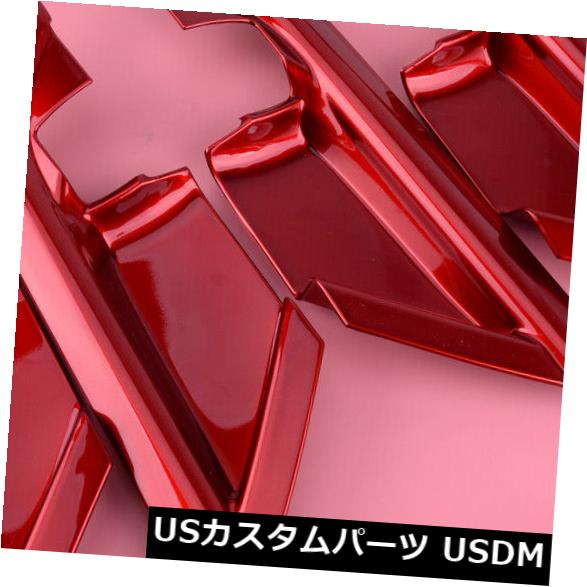 ドア部分カバー トヨタカムリ18-19のための4pcs自動車の赤い内部ドアハンドルボウルカバートリム 4pcs Auto Car Red Interior Door Handle Bowl Cover Trim For Toyota Camry 18-19