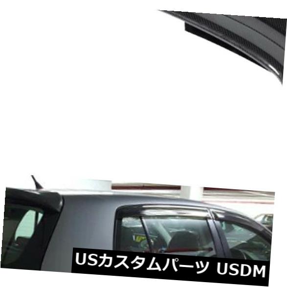 カーボン素材 カーボンフォルクスワーゲンゴルフ5 MK5 GTI R32に適したリアルーフスポイラートランクウイング Carbon Fiber Rear Roof Spoiler Trunk Wing Fit for Volkswagen Golf 5 MK5 GTI R32