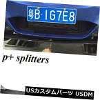 カーボン素材 BMW F34 GTグランツーリスモ330i 335iフロントバンパーリップスプリッターカーボンファイバー用 For BMW F34 GT Gran Turismo 330i 335i Front Bumper Lip Splitter Carbon Fiber