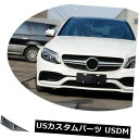 カーボン素材 ベンツW205 C63AMGセダン15-18用フロントバンパーリップスポイラーボディキットカーボンファイバー Front Bumper Lip Spoiler Bodykit Carbon Fiber For Benz W205 C63AMG Sedan 15-18