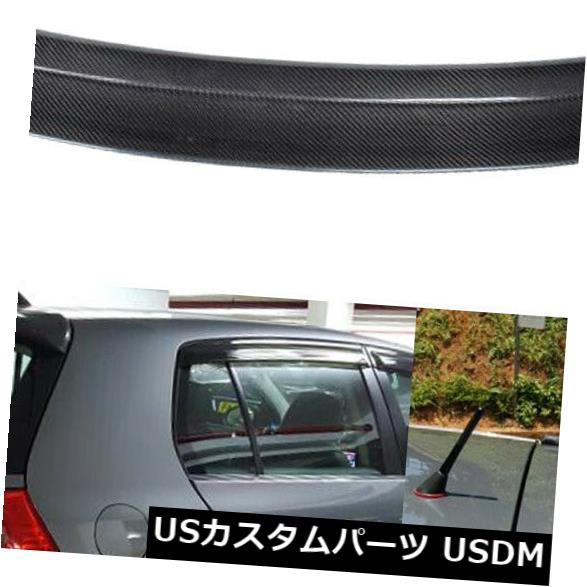 カーボン素材 フォルクスワーゲンGolf5 MK5 GTI R32 05-07用カーボンファイバースポイラートランクウイングフィット Carbon Fiber Rear Spoiler Trunk Wing Fit for Volkswagen Golf5 MK5 GTI R32 05-07