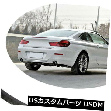 カーボン素材 BMW 6シリーズF06 F13 640i 650iリアブーツスポイラーウィングカーボンファイバー2012-2018 For BMW 6Series F06 F13 640i 650i Rear Boot Spoiler Wing Carbon Fiber 2012-2018