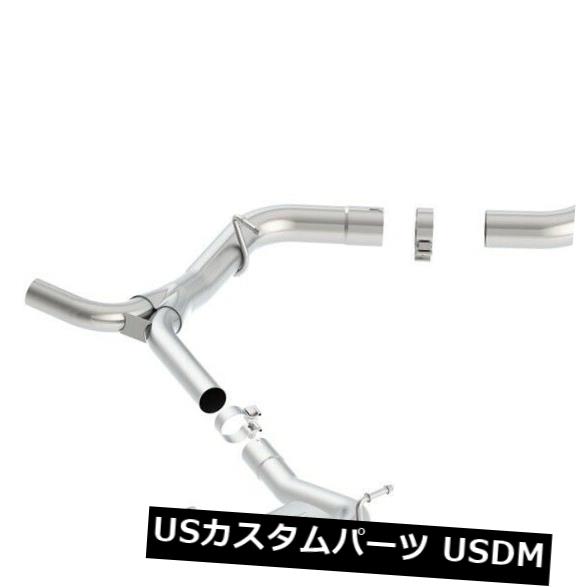 輸入マフラー スバル15-18 WRX STIに適合するBorla 140595 ATAKキャットバックエキゾーストシステム Borla 140595 ATAK Cat-Back Exhaust System Fits Subaru 15-18 WRX STI