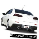 輸入マフラー Borla AWD Catback Exhaust 2009-2012三菱ランサーラリアート2.0L Borla AWD Catback Exha...