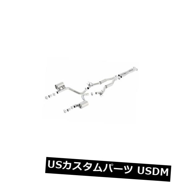 輸入マフラー 15-18チャレンジャーSRT 392 /スキャットパック392＃140677用Borla Cat-Back Exhaust S-Type Borla Cat-Back Exhaust S-Type For 15-18 Challenger SRT 392/Scat Pack 392 #140677