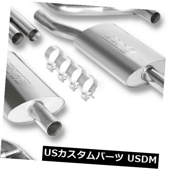 輸入マフラー Borla 140297キャットバック排気システムは09-14チャレンジャーに適合 Borla 140297 Cat-Back Exhaust System Fits 09-14 Challenger