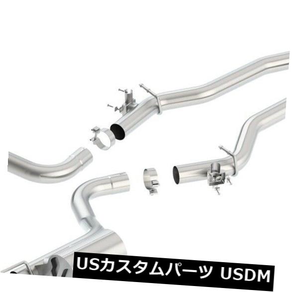 輸入マフラー Borla 140648 ATAK Cat-Back Exhaust System Fits 15-19 Challenger Borla 140648 ATAK Cat-Back Exhaust System Fits 15-19 Challenger