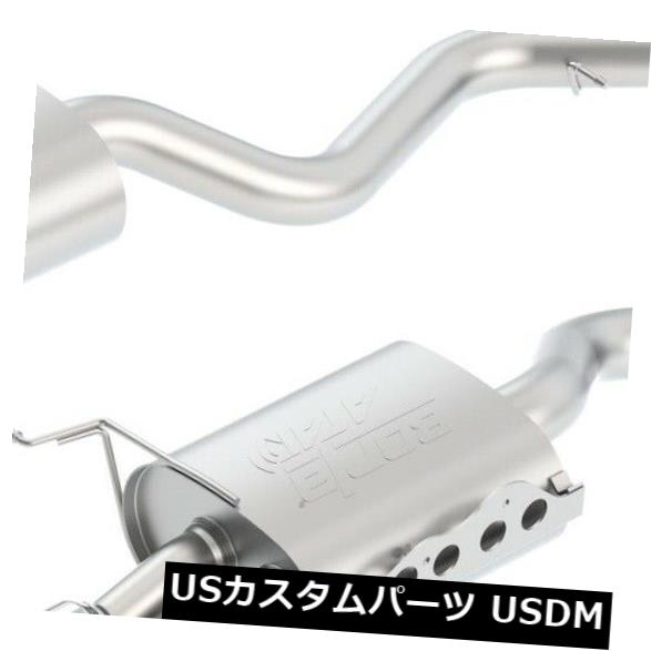 輸入マフラー Borla 11803 ATAKアクスルバックエキゾーストシステムは08-11 M3に適合 Borla 11803 ATAK Axle-Back Exhaust System Fits 08-11 M3