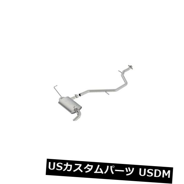 輸入マフラー Borla 140790 Sタイプキャットバックエキゾーストシステムは19カローラに適合 Borla 140790 S-Type Cat-Back Exhaust System Fits 19 Corolla