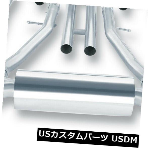 輸入マフラー Borla 140260 Sタイプキャットバックエキゾーストシステムは08-13 G37に適合 Borla 140260 S-Type Cat-Back Exhaust System Fits 08-13 G37