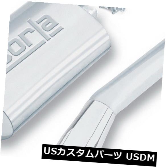 輸入マフラー Borla 14572ツーリングキャットバックエキゾーストシステムは81-86 CJ7に適合 Borla 14572 Touring Cat-Back Exhaust System Fits 81-86 CJ7
