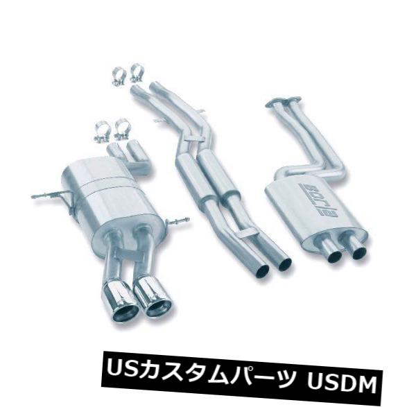 輸入マフラー Borla 140084 Cat-Back Exhaust 01-05 BMW 325/330i & Ci 2.5L/3.0L RWD 2+4 DR