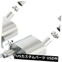 輸入マフラー Borla 11856 ATAKアクスルバック排気システムは14-19コルベットに適合 Borla 11856 ATAK Axle-Back Ex...