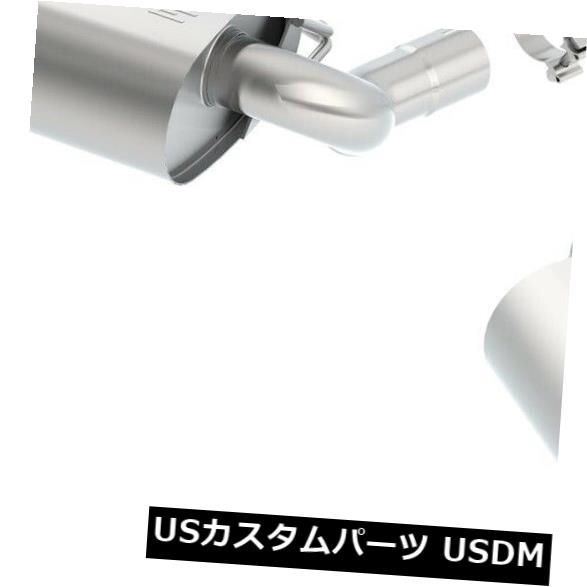 輸入マフラー Borla 11920 Sタイプアクスルバックエキゾーストシステムはシボレー16-20カマロに適合 Borla 11920 S-Type Axle-Back Exhaust System Fits Chevy 16-20 Camaro