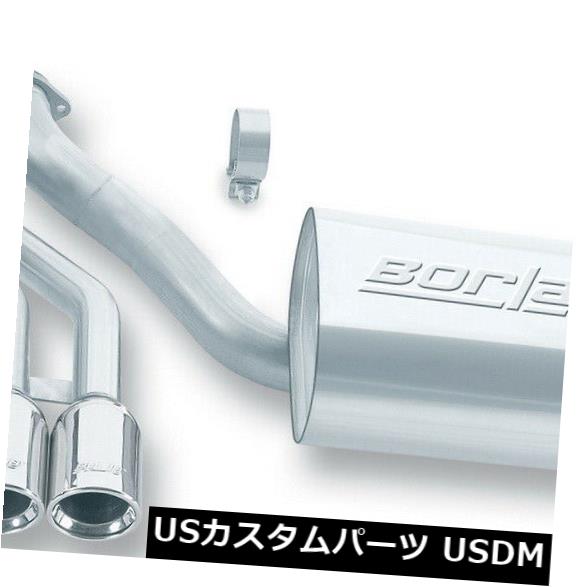 輸入マフラー Borla 140034 Sタイプキャットバックエキゾーストシステムは01-06 M3に適合 Borla 140034 S-Type Cat-Back Exhaust System Fits 01-06 M3