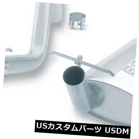 輸入マフラー Borla 14364ツーリングキャットバックエキゾーストシステムは91-95ラングラーに適合 Borla 14364 Touring Cat-Back Exhaust System Fits 91-95 Wrangler