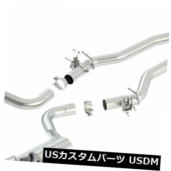 輸入マフラー ダッジチャレンジャーSRTヘルキャット6.2L V8 2015-2019のBorla ATAKキャットバック排気 Borla ATAK Catback Exhaust for Dodge Challenger SRT Hellcat 6.2L V8 2015-2019