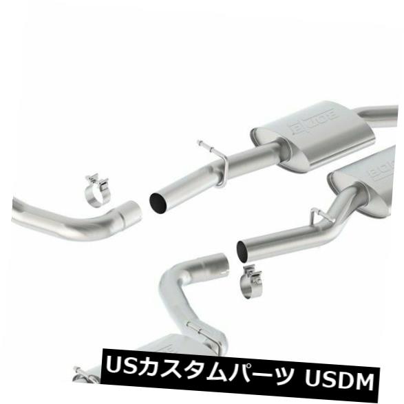 輸入マフラー ダッジチャレンジャーR / T 5.7L 2015-2019用Borla Dual Touring Catbackエキゾースト Borla Dual Touring Catback Exhaust for Dodge Challenger R/T 5.7L 2015-2019